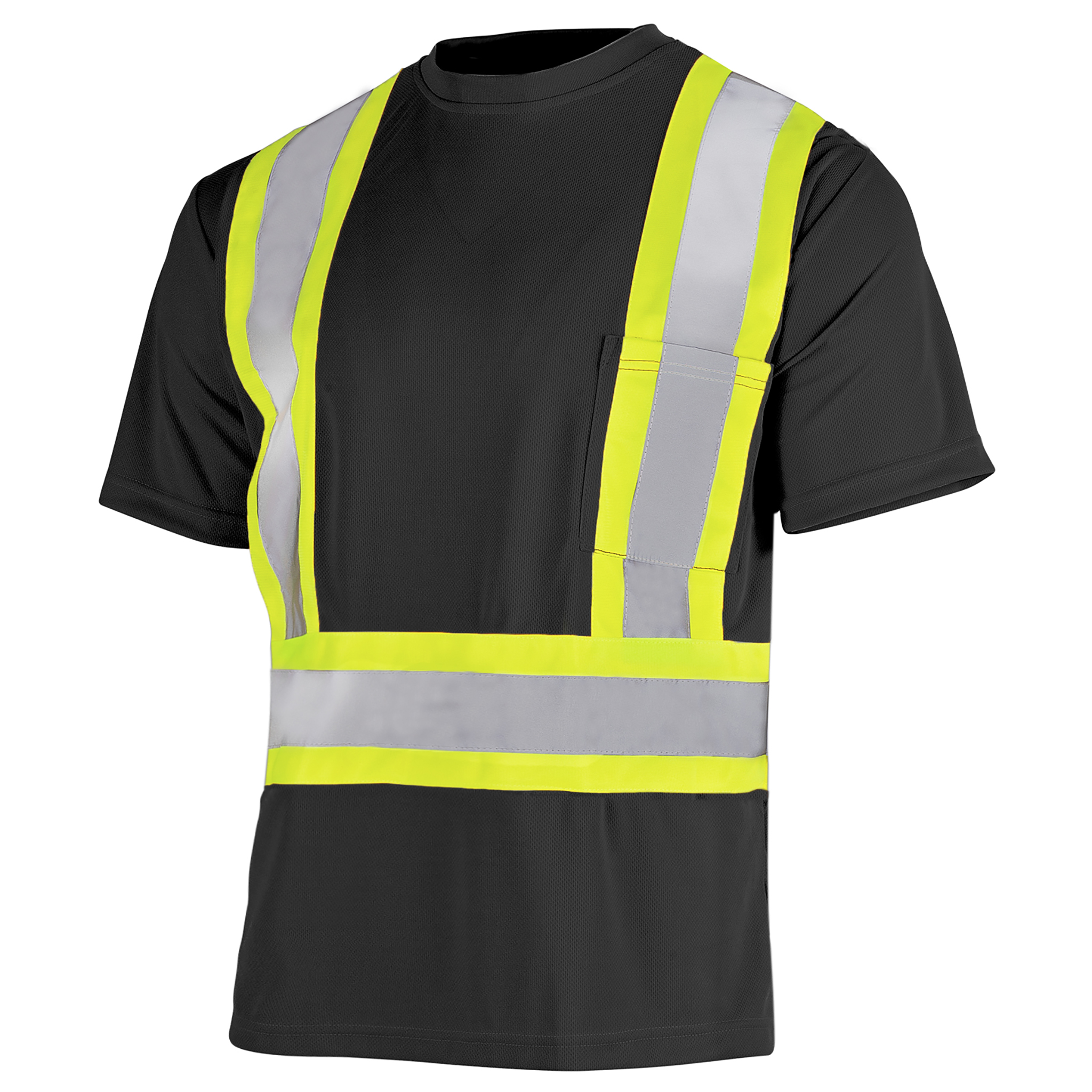 Hi-Vis X-Back Reflective Two-Tone Safety Pocket Shirt